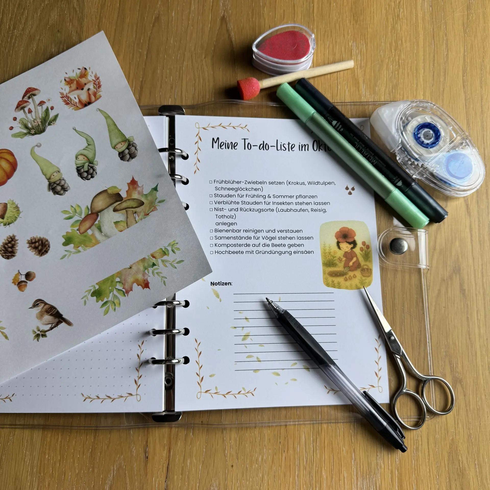 Gartenplaner Gartenjournaling