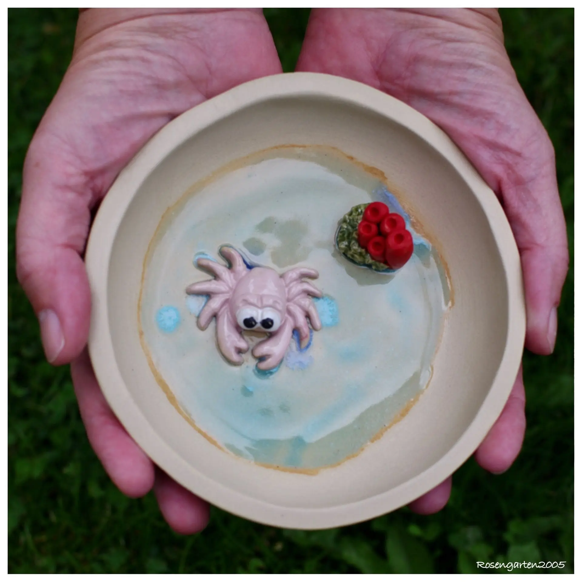 Insektentränke Insektentränke mit Krabbe