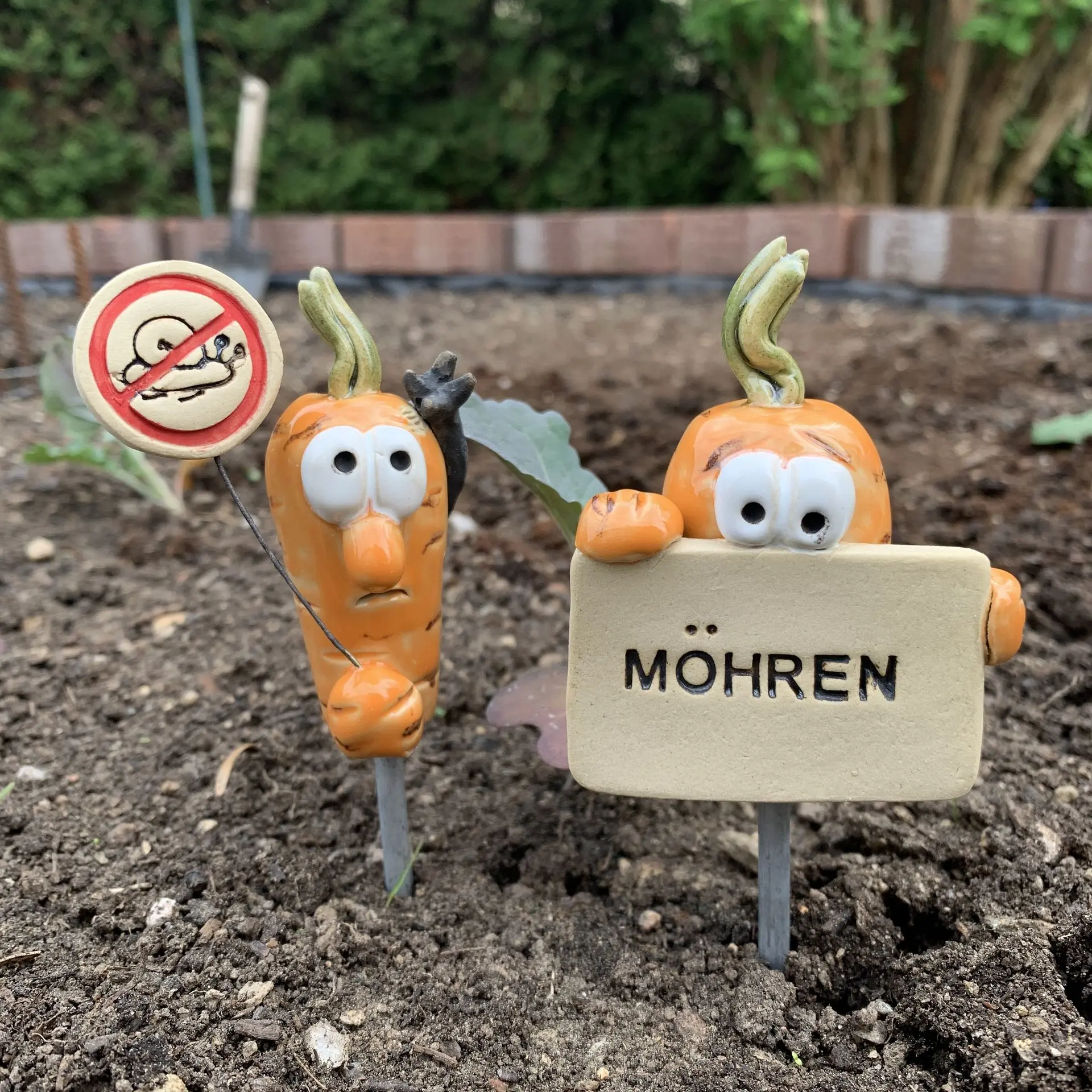 Gemüsestecker Möhren