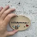 Willkommen Schild Biene 2.webp