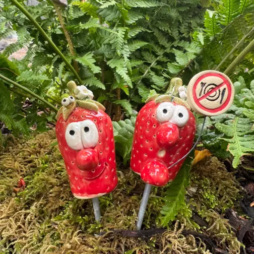 Gemüsestecker Erdbeere freches Gemüse
